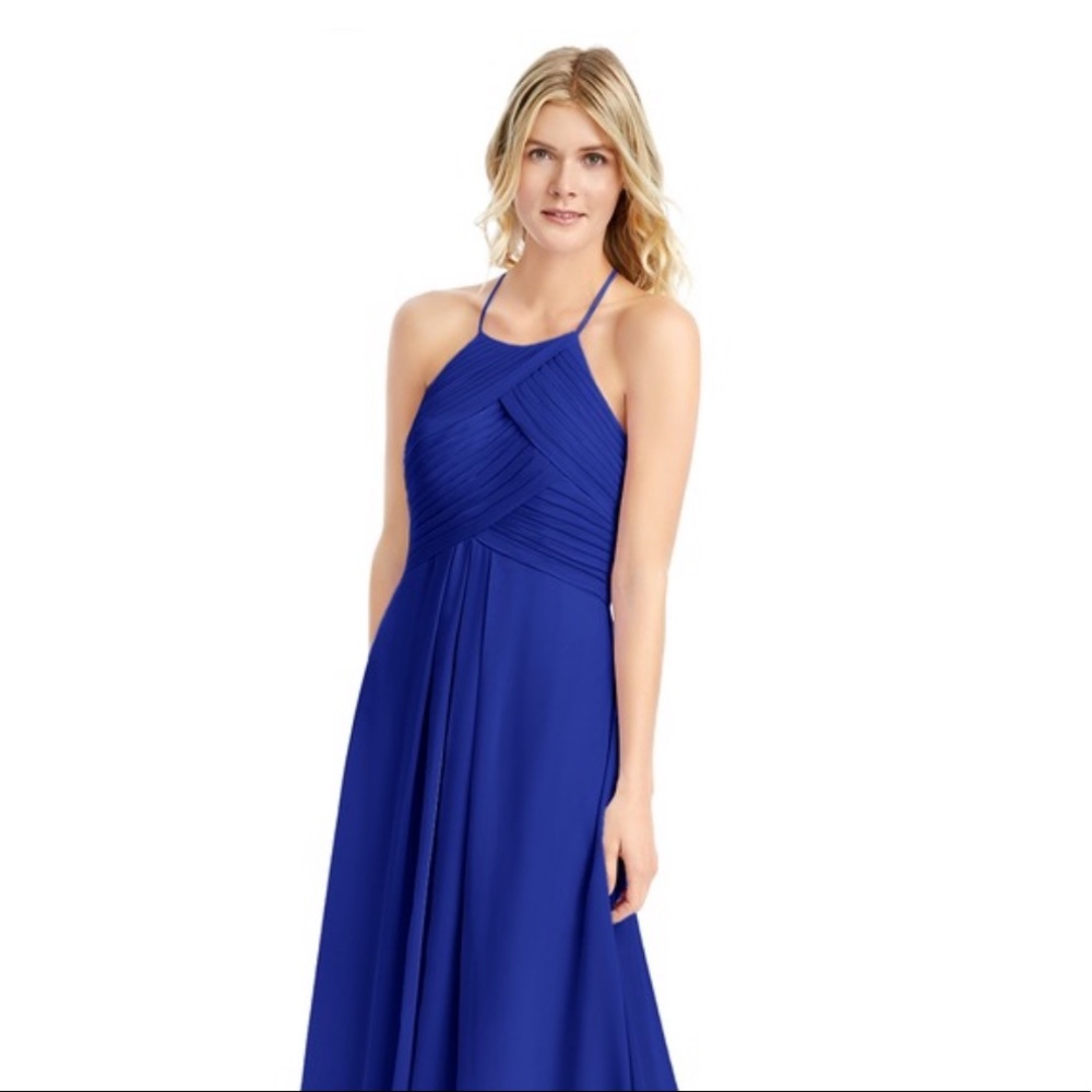 Azazie Ginger Royal Blue Bridesmaid Dress